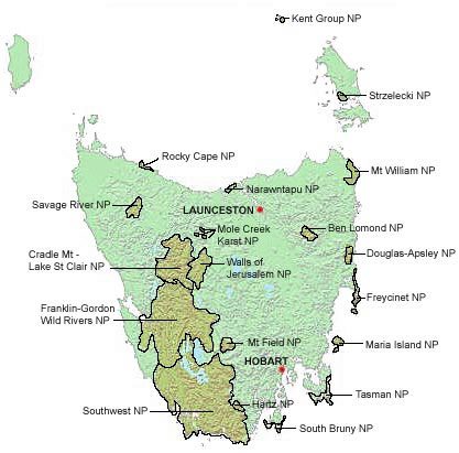 tasmania road trip national parks itinerary